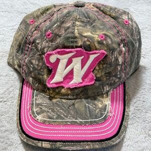 Winchester Ladies Fit Camo Pink Stitching Baseball Cap Outdoor Cap Hat